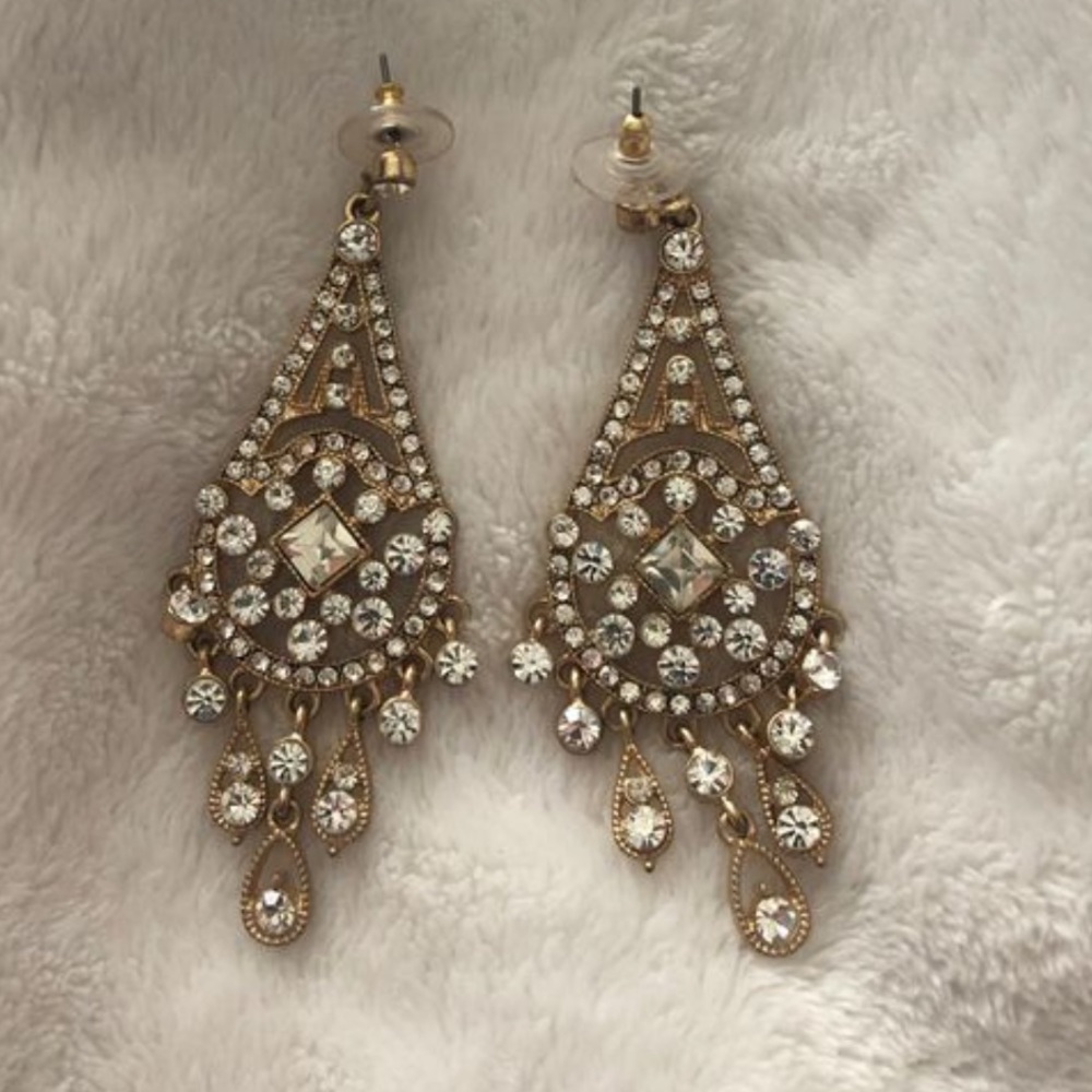 Gold Fashion Earrings